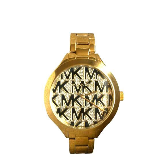 Michael Kors Watch - Slim Runaway MK4659 Gold Ladies Watch *NEW* - Picture 1 of 4